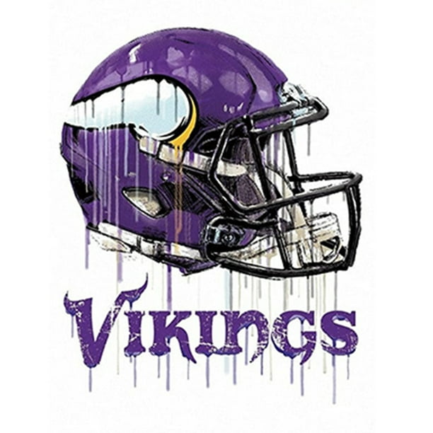 Diamond Painting Minnesota Vikings 5D DIY Full Round Drill Home Decor (sz3243) Hugtrwg Para estrenar