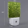 thumbnail image 3 of KLL Green Glitter Sparkle for Night Lights,Auto Sensor Night Lamp Plug in Night Light with Dusk-to-Dawn Light Sensor LED Nightlightfor Adults & Kids Room/Bedroom/Hallway, 3 of 7