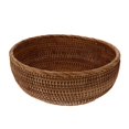 thumbnail image 2 of Simple And Practical Wicker Basket Storage For Fruits And Bread In Medium Size Orange Color 1Pc, 2 of 3