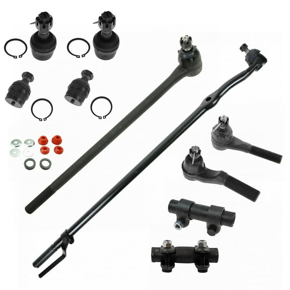 TRQ Ball Joint Tie Rod Adjuster Bushing Suspension Kit 11pc for Bronco F150 PSA30864