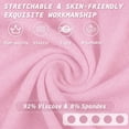 thumbnail image 2 of Yintry Kids Soft Undershirt Girls'Stretch Y-strap camisole, 4 Pack, Size 2-10, 2 of 7
