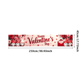 thumbnail image 1 of Bannière de Fond Design Cœur Romantique de la Saint-Valentin avec Cœurs Rouges Décoration de la Saint-Valentin pour Fournitures de Fête Accessoires de Photographie Décors de Fond, 1 of 4