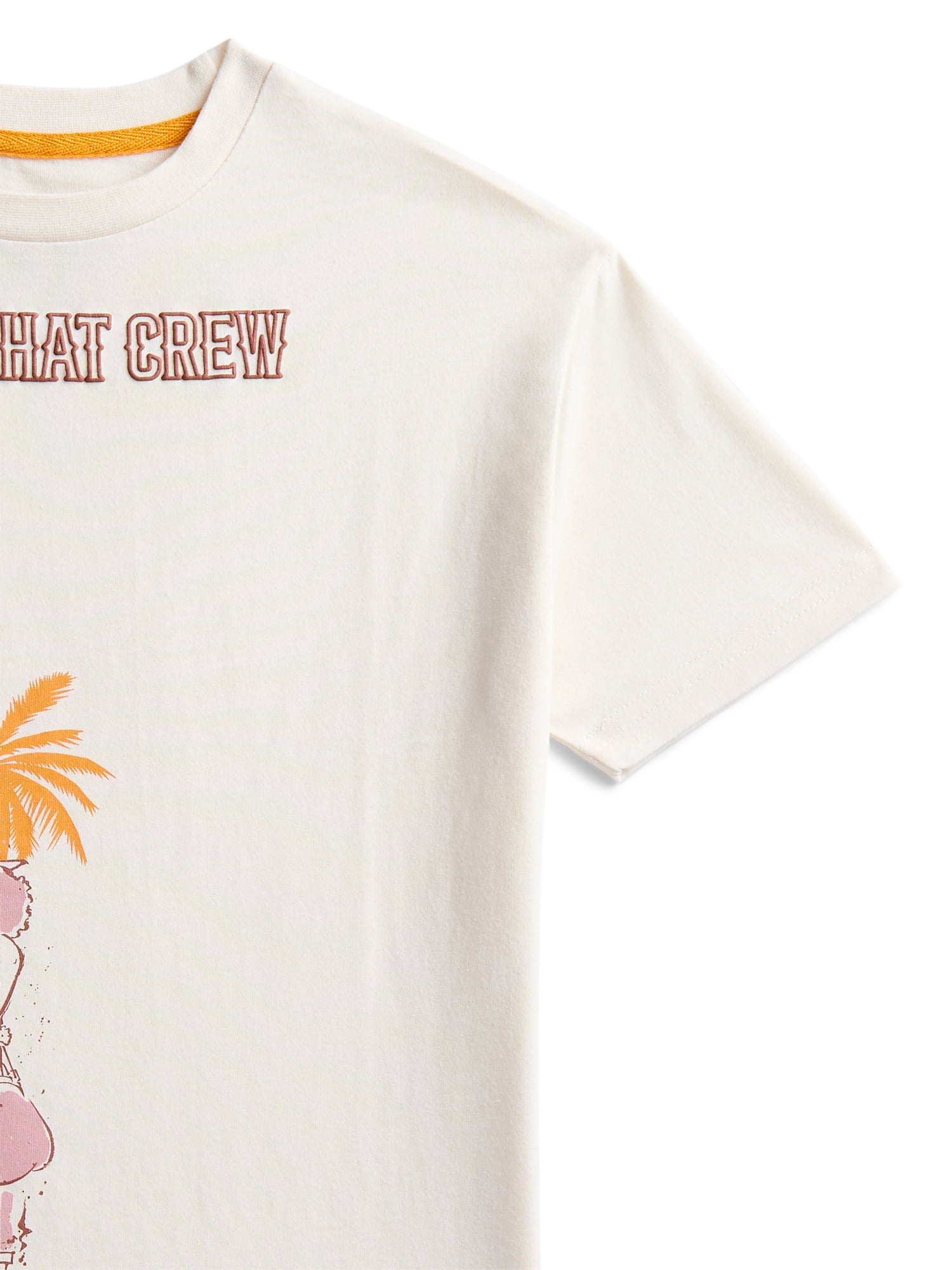 One Piece Boys' Cotton Graphic Oversized Tee with Short Sleeves, Sizes XS-2XL