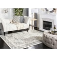 thumbnail image 3 of SAFAVIEH Skyler Boniface Medallion Area Rug, Grey/Ivory, 8' x 8' Square, 3 of 9