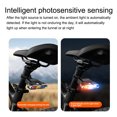 thumbnail image 4 of Luz trasera Solar para bicicleta lámpara trasera para ciclismo con carga USB sensor fotosensible luz trasera para bicicleta de montaña y carretera para ciclismo al aire libre, 4 of 9