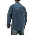 thumbnail image 3 of Dovford Mens Corduroy Shirts Jacket Button Down Long Sleeve Work Shirts Shackets with Pocket, 3 of 4