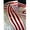 Red & Ivory, variant on AK-Trading 2.5" x 10 Yards Metallic Striped Gift Wrap & Craft Ribbon - Gold & Ivory