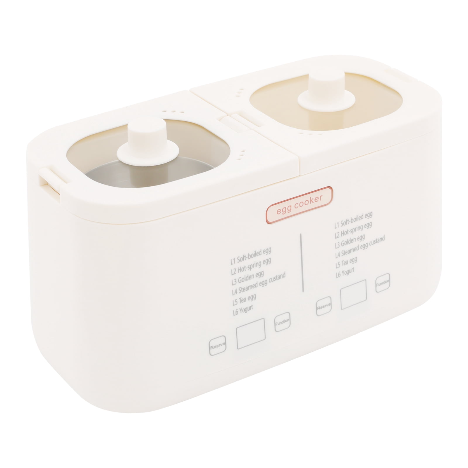 White Egg Cooker Rapid Egg Cooker Egg Boiler with Auto Shut Off Feature for Office Workers, Students