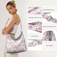 thumbnail image 4 of Artistic Floral Butterfly Canvas Tote – Colorful Bee and Flower Design for Spring, 4 of 5