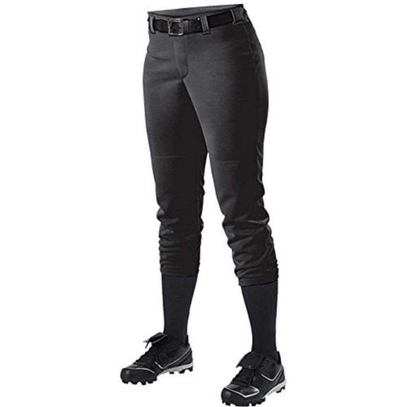 Alleson Athletic 605PBW Women's Fastpitch Pant - Black