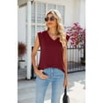 thumbnail image 3 of XCHQRTI Women's Casual Cap Sleeve Tank Tops Summer Trendy Dressy Sleeveless Vest Ladies Tee Tops, 3 of 9
