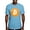 Baby Blue, variant on - Bitcoin Logo T Shirt - Fitted T-Shirt, Vintage Fit Soft Cotton Tee