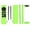 Glow Green, variant on KIQ Silicone Protective Cover for Apple TV Siri Remote 4K/HD (2nd & 3rd Gen), Anti-Slip Shockproof (Orange)