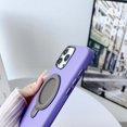 thumbnail image 5 of 3-in-1 Magnetic for iPhone 16 Case with Rotatable Ring Holder Stand, Drop-Proof Shockproof Protective Case, Compatible with Mag-Safe Kickstand Phone Cover for iPhone 16, Purple, 5 of 8