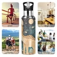 thumbnail image 7 of Yayeee 33oz Insulated Water Bottle Double Wall Stainless Steel with Flip Straw Lid, Dinosaur at Night, 7 of 7