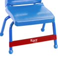 Kore Design Chair Fidget Latex Kick Bands Red 10/Pack (KD-KB1000 ...