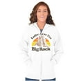 thumbnail image 3 of Wyoming Ladies Love Big Rock Funny WY Unisex Fleece Graphic Zip Up Hoodie Brisco Brands 3X, 3 of 5