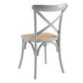 thumbnail image 6 of Side Dining Chair, Wood, Light Grey Gray, Modern Contemporary Urban Design, Kitchen Room Cafe Bistro Restaurant Hospitality, 6 of 8