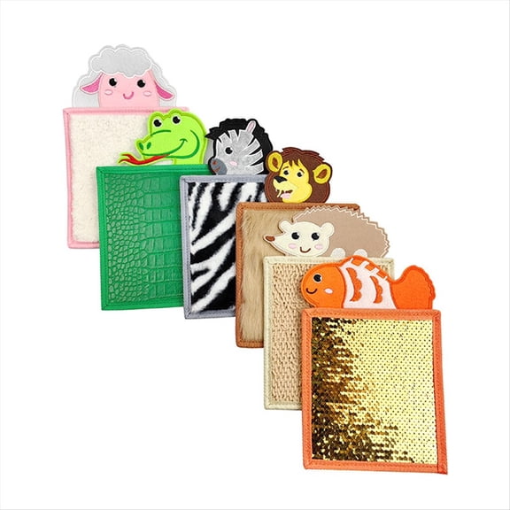 Sensory Mats Animal Theme Tiles Assorted Textured Walls Panel Disorder Toys