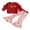 Red, variant on Baby Toddler Girl Valentines Day Outfit 3 6 12 18 24 Months 2T 3T 4T 5T Letter Ruffle Long Sleeve Sweatshirt Heart Flare Pants 2 Piece Spring Clothing Set