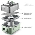 thumbnail image 2 of BUYDEEM Digital Multifunctional Food Steamer for Cooking, 5-Quart, Cozy Greenish, 2 of 9