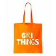thumbnail image 1 of Girl Things, Beauty Cotton Canvas Re-Usable Shopping & Carry-All Tote Bag, 1 of 3