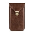 thumbnail image 5 of NIBOLOG Mobile Phone Belt Bag Cellphone Holster for Blet Smooth Faux Leather Snap Closure Solid Color Regular Fit Portable Men Belt Pouch, 5 of 8
