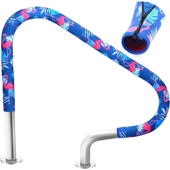 Pool Handrail Cover Swimming Pool Hand Rail Cover Slip Resistant Railing Blue Rail Grip for Swimming Hand Railing(4 ft)