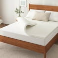 thumbnail image 3 of NapQueen 2'' Ventilated Memory Foam Mattress Topper, CertiPUR-US Certified, Twin-XL, 3 of 15
