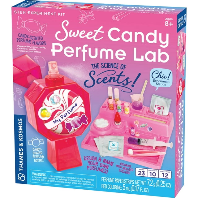 Kit STEM Thames & Kosmos Sweet Candy Perfume Lab con botella