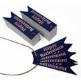 thumbnail image 3 of Inkdotpot Rose Gold Foil Paper Hang Tags Happy Retirement Favor Tags 100 Pieces, 3 of 6