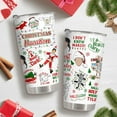 thumbnail image 2 of Christmas Movie Tumbler with Lid - 20 oz Stainless Steel Mug, Character Mug for Christmas Gifts, 2 of 6