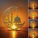 thumbnail image 1 of Ganfancp Ramadán de Madera Eid Mubarak Decoraciones para El Hogar Led Velas Ofertas Flash Liquidación 1 Adorno, 1 of 7