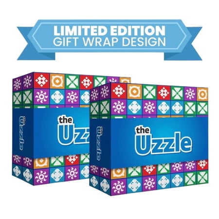 The Uzzle 3.0 Family,Kids,Teens and Adults,Pattern Block Puzzle Game for 4 Year Old & up(Pack of 2)