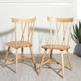 thumbnail image 2 of SAFAVIEH Friar Contemporary Dining Chair, Natural, Set of 2 (21 in. W x D x 36 in. H), 2 of 13