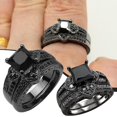 thumbnail image 2 of Anillos de diamantes de doble fila cómodos de usar para regalos de cumpleaños Regalos de Año NuevoNúmero 6M, 2 of 5