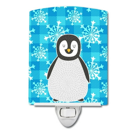 

Caroline s Treasures BB6771CNL Penguin Ceramic Night Light 6x4x3 multicolor