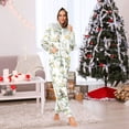 thumbnail image 7 of FORMRS Onesies Pajama for Adults Unisex Hoodie Winter Jumpsuit One Piece Sleepwear, Sizes S-2XL, Watercolor Forest Animals, 7 of 7