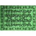 thumbnail image 1 of Ahgly Company Indoor Rectangle Oriental Emerald Green Industrial Area Rugs, 3' x 5', 1 of 4