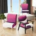 thumbnail image 2 of Designart "Paint Of Magenta Stone" Upholstered Shabby Chic Accent Chair - Arm Chair, 2 of 5
