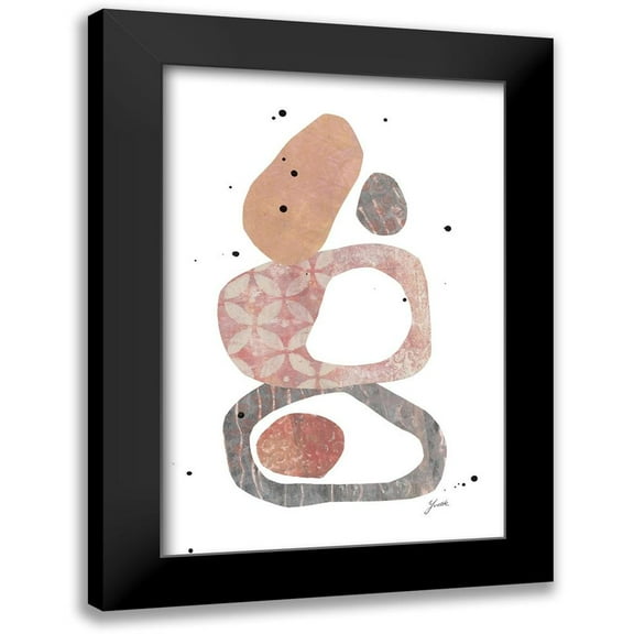 St.Amant, Yvette 11x14 Black Modern Framed Museum Art Print Titled - Buddha Beach II