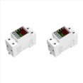 thumbnail image 1 of 2X 220V Ajustar Relé de Voltaje Protector de Sobretensión Bajo Límite de Corriente Wattm KWH Medidor de Energía Consumo de Energía 40A, 1 of 7