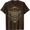 thumbnail image 1 of Butterfly Grunge Fairycore Aesthetic Luna Moth Mushrooms T-Shirt - As Picture - L, 1 of 2