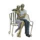 thumbnail image 1 of Pareja figura escultura resina estatua creativa decoración interior regalo de regalo de regalo de regalo decoración de escritorio para sala de estar, 1 of 9