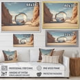 thumbnail image 5 of Designart "Surreal Portal Gateway to the Unknown I" Oversized Landscapes Framed Wall Art - Traditional Brown Surrealism Landscape Living Room Framed Canvas Art, 5 of 7