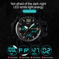 thumbnail image 4 of Men's Analog Sports Watch Military Watch Outdoor LED Stopwatch Digital Electronic Watches Large Dual Display Waterproof Tactical Army Watches for Men, 4 of 9