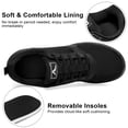 thumbnail image 4 of Ecetana Walking Shoes for Women Breathable Mesh Athletic Shoes Comfortable Running Sneakers, 4 of 7