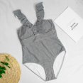 thumbnail image 4 of Bikini Swimsuit Ruched Bottom Women One Piece Push Up Printed Bikini Beach Bathing Monokini Swimsuit Swimwear, 4 of 6