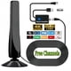 thumbnail image 1 of Antenas de TV Digital, Antena de TV HD de Largo Alcance para TV Inteligente en Interiores, Antena de TV Portátil para Canales Locales, Amplificador de Señal para TV, 1 of 8