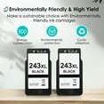 thumbnail image 4 of 243XL Black Compatible Ink Cartridge Replacement for Canon 243 243XL PG-243 PG 243 XL Black Ink Cartridges for TR4520 TR4522 MG2522 MX490 MX492 TS3320 TS3120 TS202 MG2922 Printer (2-Pack), 4 of 8